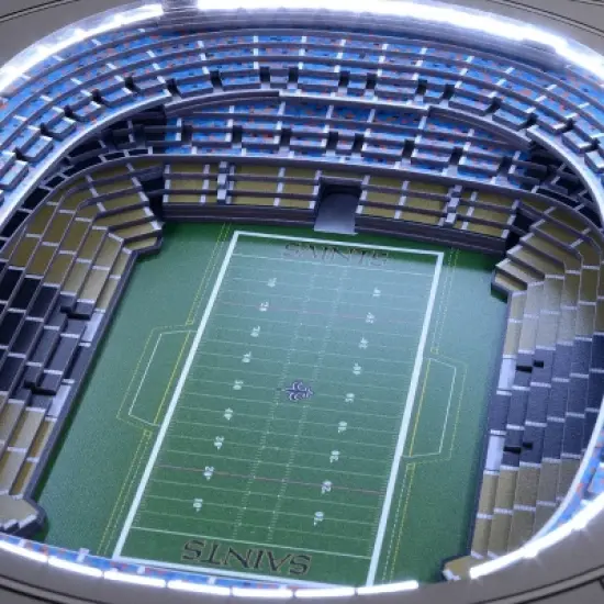 NFL New Orleans Saints 25-Layer StadiumViews Lighted End Table image {2}