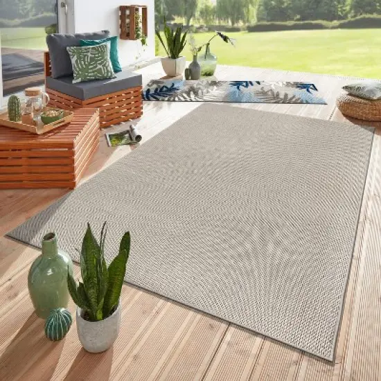 World Rug Gallery Solid Contemporary Indoor/Outdoor Area Rug image {1}