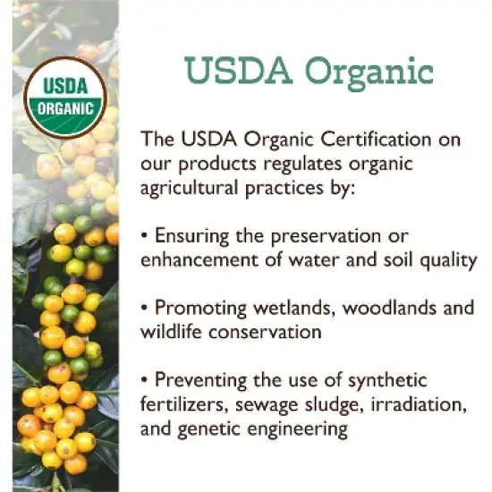 Fresh Roasted Coffee - 48 CT Organic Peruvian Water-Processed Half Caf Medium Roast Single Serve Pods image {9}