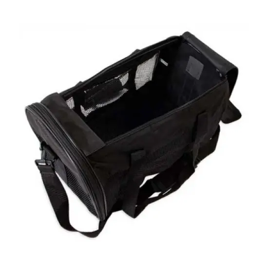 Petmate Soft Sided Kennel Cab Pet Carrier - Black(Large)- DS image {1}