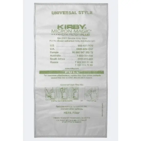 Kirby Allergen Reduction Filters, 204811 (6 pack) image {7}