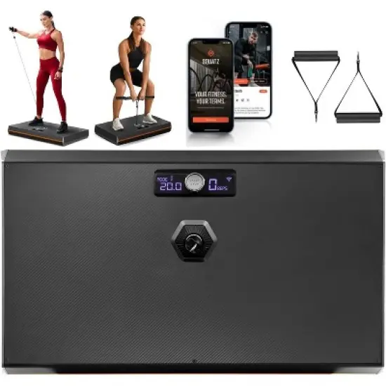 SQUATZ Pluto Board Compact Smart Workout System - Multifunctional Home Fitness Device with Resistance Training & App Connectivity image {8}