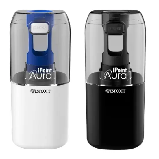 Westcott&reg; iPoint&reg; AURA Battery Pencil Sharpener, Assorted Colors image {7}