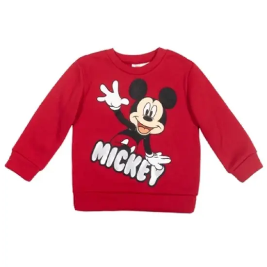 Disney Mickey Mouse Goofy Donald Duck Pluto Fleece Pullover T-Shirt and Pants Toddler image {1}
