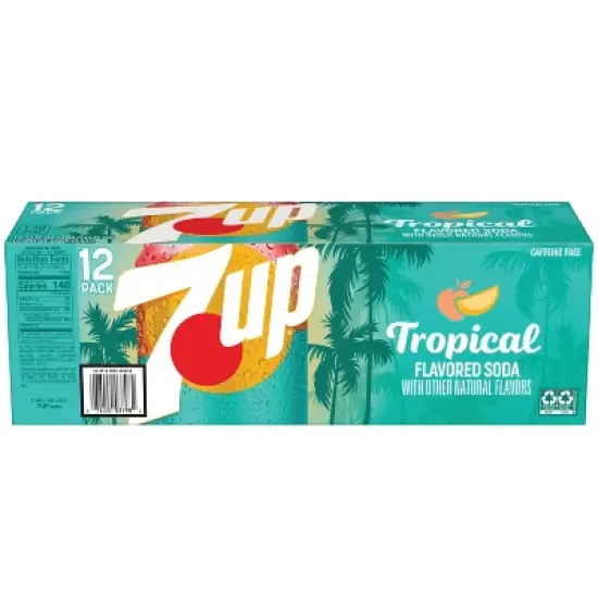 7UP Tropical Soda - 12pk/12 fl oz Cans image {7}