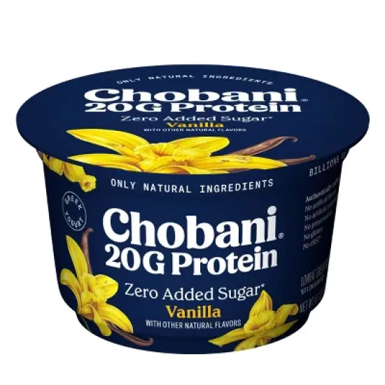 Chobani 20g Protein Vanilla Greek Yogurt - 6.7oz image {9}