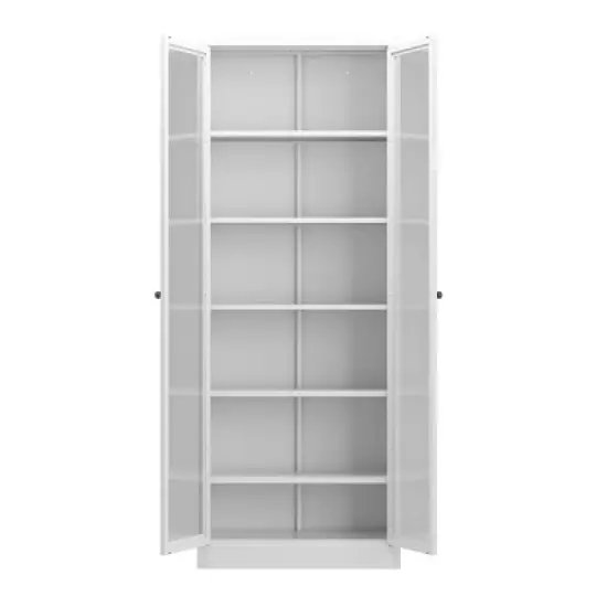 Hrinhom 72"H Kitchen Pantry Cabinet, Freestanding Storage Cabinet with Adjustable Shelves image {4}