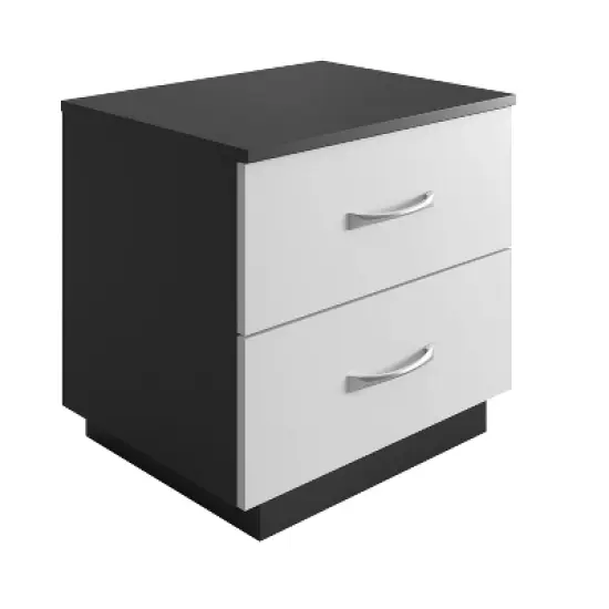 Hamilton Modern 2 Drawer Pedestal Base Nightstand - Boyd Sleep Eco Dream image {6}