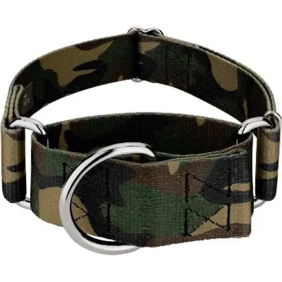 Country Brook Petz 2 Inch Woodland Camo Martingale Dog Collar image {4}