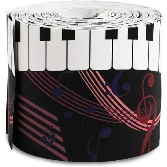 Bright Creations 78-Piece Music Note Bulletin Board Borders, Welcome Back to School (6 Designs, 13 Stripes each) image {6}