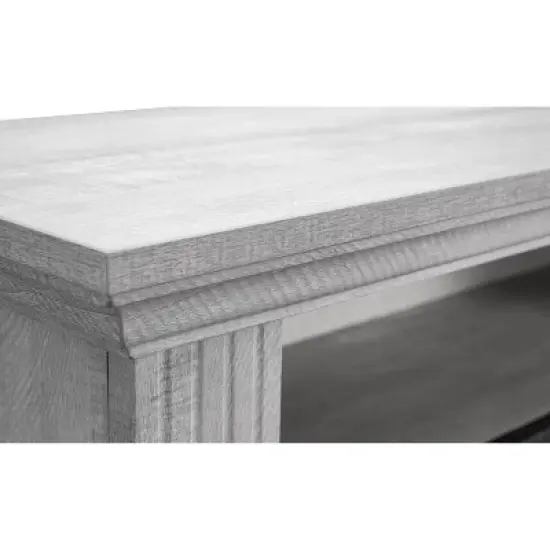 32" Freestanding Electric Fireplace Saw Cut Off White - Home Essentials image {5}