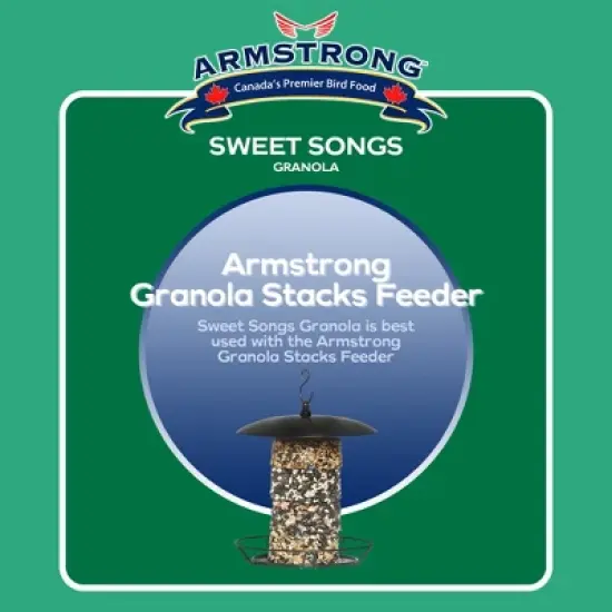 Armstrong Wild Bird Food Royal Jubilee Sweet Songs Granola Stack, 7.05oz image {3}