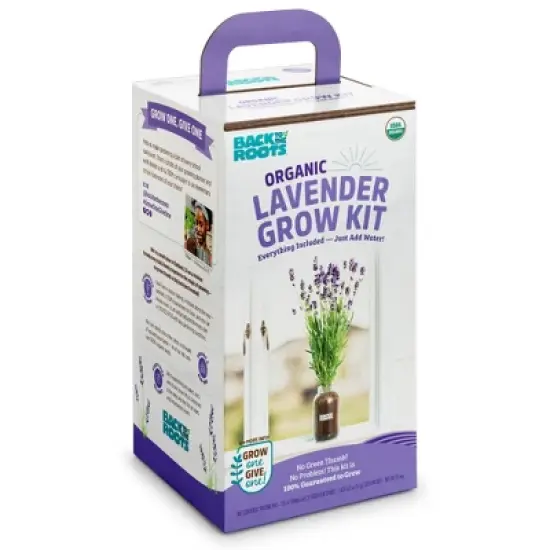 Back to the Roots Organic Lavender Grow Kit image {5}