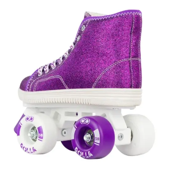 Crazy Skates Rolla Roller Skates For Girls - Sneaker-Style Kids Quad Skates image {1}