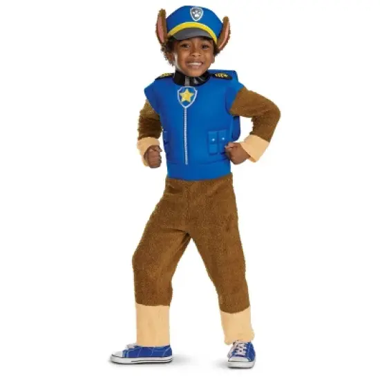 PAW Patrol Nickelodeon Boys' Chase Deluxe Costume Jumpsuit image {8}