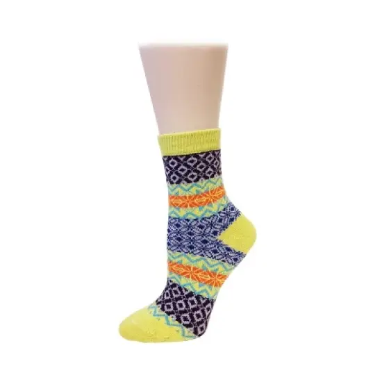 Wrapables Women's Thick Winter Warm Wool Socks (Set of 5), Boho image {3}