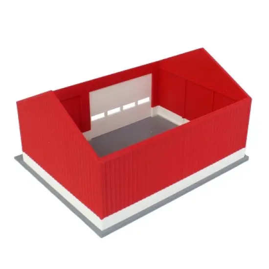 3D Print 1/64 "Papa's Shop" 40ft x 30ft Farm Shed w/ Removeable Door & Roof RW-1 image {3}
