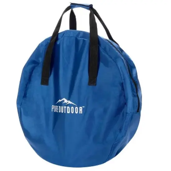 Pure Outdoor by Monoprice Complete Disc Golf Set with Carrying Case and Discs, 24 Zinc‑Coated Chains image {5}