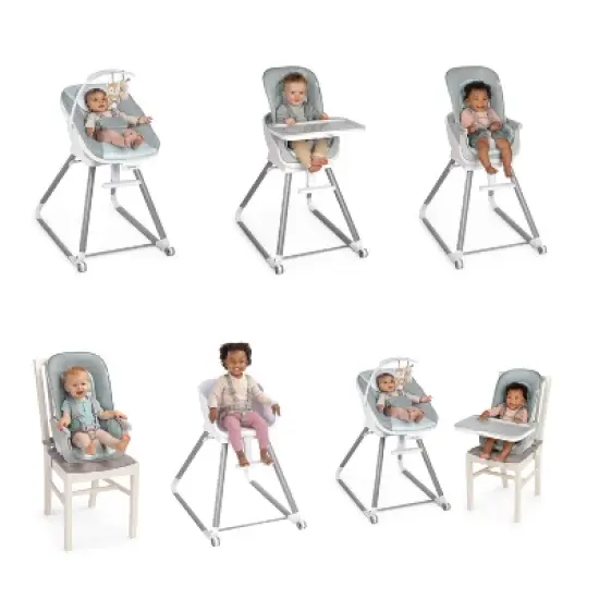 Ingenuity Beanstalk Baby to Big Kid 6-in-1 High Chair - Newborn to 5 Years - Ray image {1}