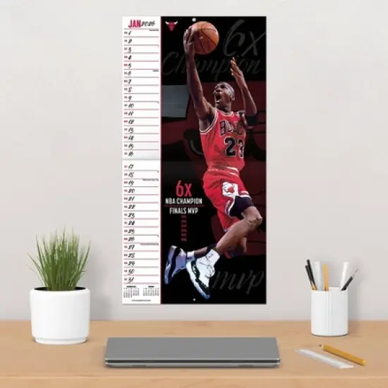 Michael Jordan NBA 2026 Michael Jordan 12"x12" Wall Calendar image {4}
