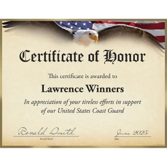 Great Papers! Flying Eagle Certificate 8.5" x 11" 15/Pack (2017042) image {2}