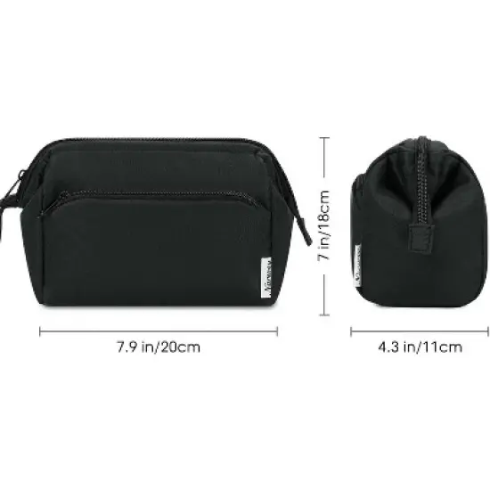 Narwey Makeup Bag  Wide-open Make up Bag Travel Cosmetic Bag image {3}