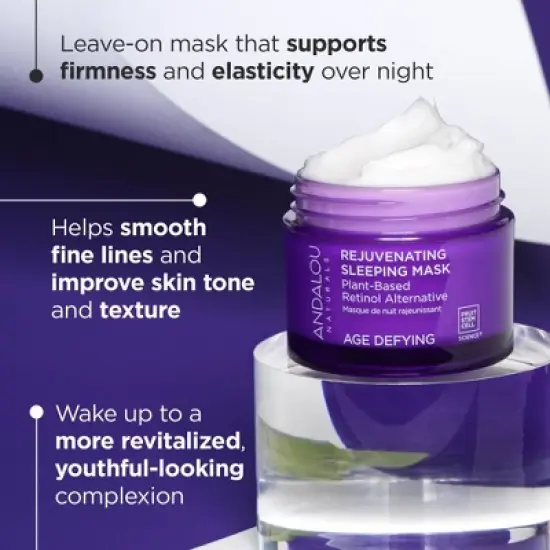 Andalou Naturals Age Defying Rejuvenating Sleeping Mask - 1.7 fl oz image {1}