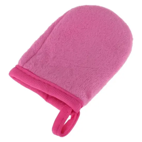 Unique Bargains Rectangular Glove Type Facial Sponges 3.94"x5.12" 1 Pc image {15}