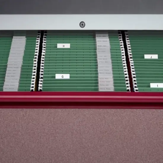 Smead Hanging File Folder with Tab, 1/3-Cut Adjustable Tab, Letter Size, PAPER,  25 per Box (64035) image {8}