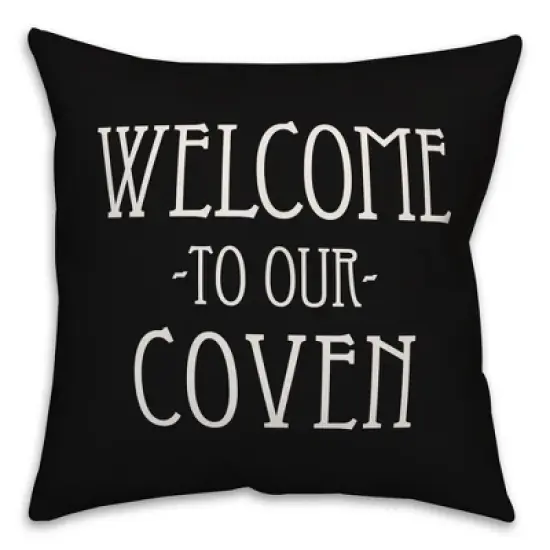 Creative Products Welcome to our Coven 18x18 Indoor / Outdoor Pillow image {3}