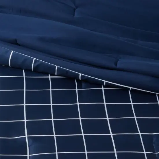 Reversible Microfiber Grid Comforter - Room Essentials&trade; image {4}
