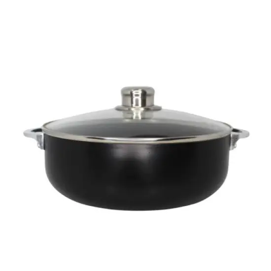 IMUSA Caldero with Dual Speckled Ceramic Set Black: image {7}