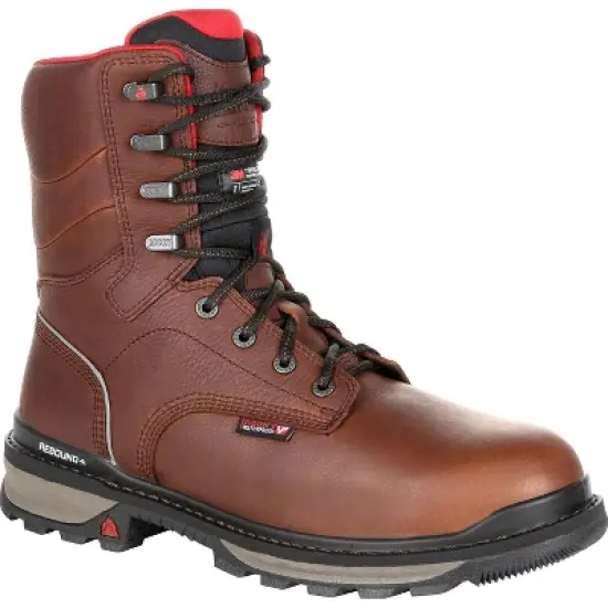Men's Rocky Rams Horn Composite Toe Waterproof 800G Insulated Work Boot image {7}