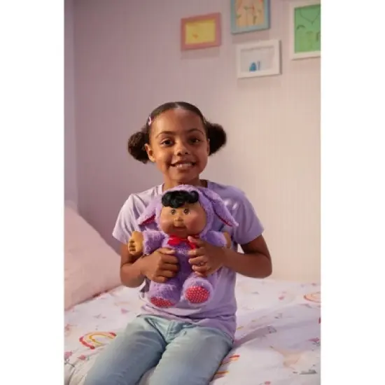 Cabbage Patch Kids Giggle With Me Purple Bunny Baby Doll with Brown Eyes image {2}