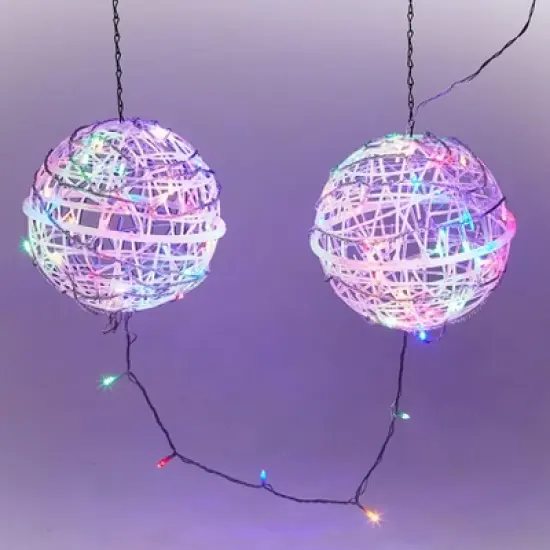 The Lakeside Collection Set of 2 Hanging Lanterns image {2}