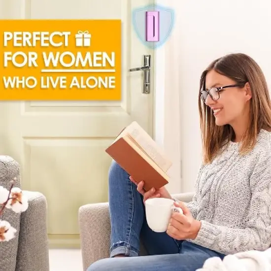 HANPURE Home Security Door Reinforcement Lock: Metal Door Locks for Front Door Locks for Kids Safety Child Proof Door Latch for Top Flip Extra Lock image {5}