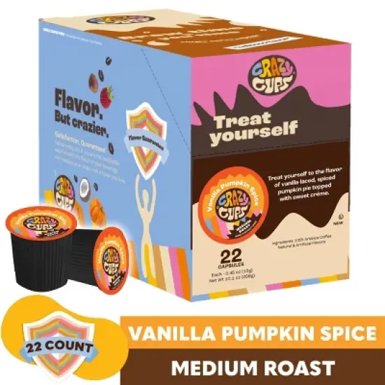 Vanilla Pumpkin Spice Flavored Coffee Pods image {1}