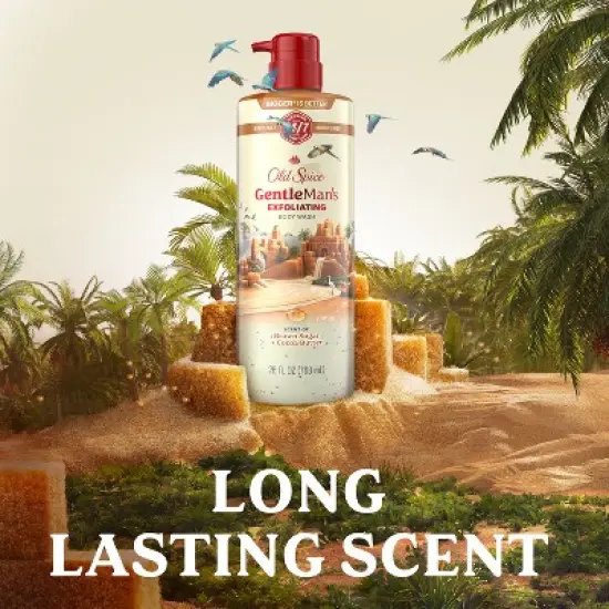 Old Spice Gentle Man's Blend Exfoliating Bodywash Pump - Brown Sugar & Cocoa Butter - 26 fl oz image {5}