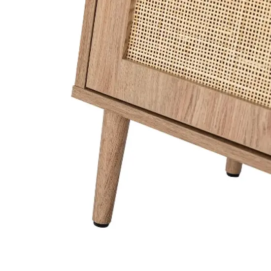 Philemon &nbsp;56Wide Modern Cabinet Sideboard with Rattan Design | Karat Home image {7}
