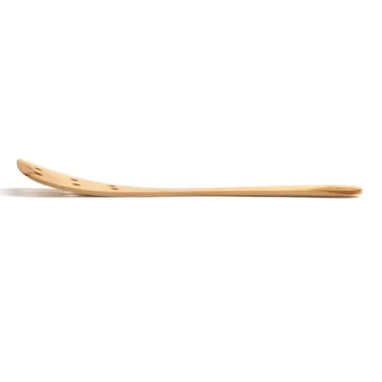 Berard Contour Olive Wood Curved Slotted Spatula, 12-Inch image {5}