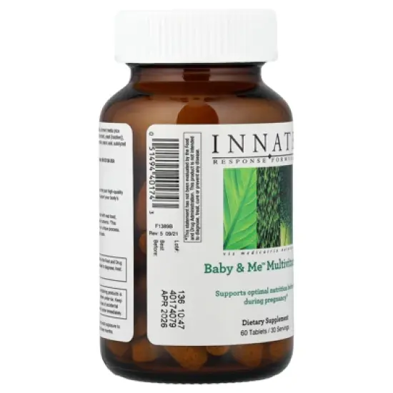 Innate Response Formulas Baby & Me&trade; Multivitamin, 60 Tablets image {3}