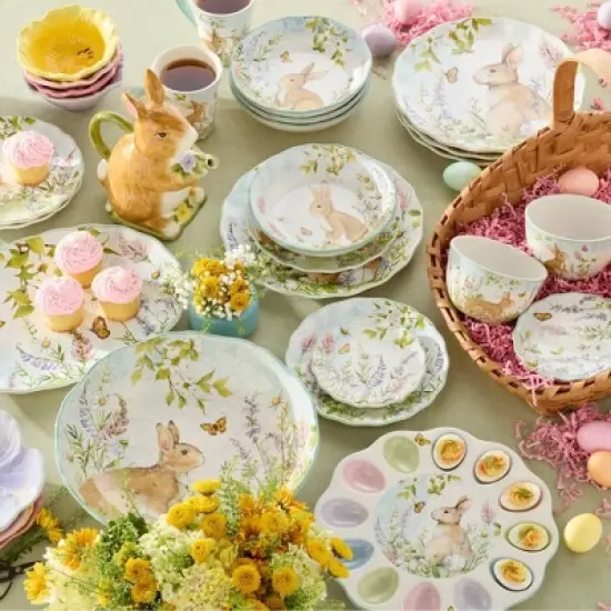 Certified International 128oz Easter Meadow Deep Bowl image {4}