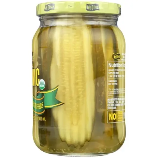 Mt. Olive Kosher Dill Sandwich Stuffers - Case of 6/16 fz image {4}