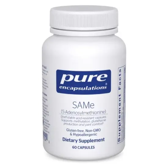 Pure Encapsulations SAMe S-Adenosylmethionine 180's - Supports Joint Health & Glutathione Production* - Gluten Free & Non-GMO - 60 Capsules image {8}