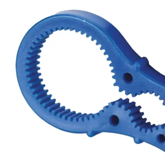 Better Houseware Adjustable Rubber Nonslip Jar Gripper in Blue image {1}