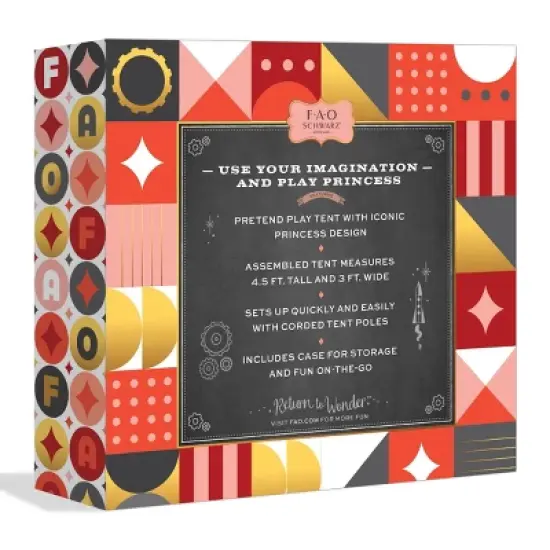 FAO Schwarz Princess Castle Royal Play Tent image {6}