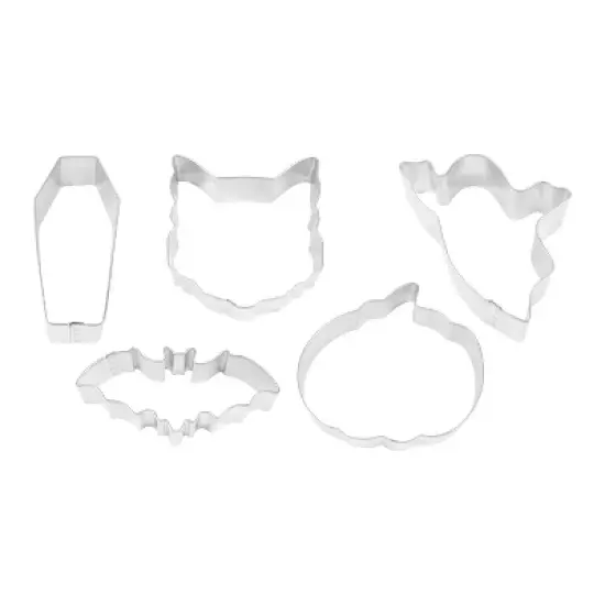 R&M International 5 Piece Halloween Cookie Cutter Set image {1}