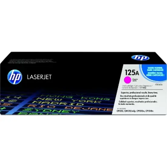 HP 125A Magenta Original LaserJet Toner Cartridge, ~1,400 pages, CB543A image {7}
