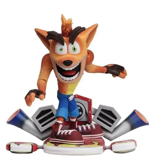 Neca Crash Bandicoot 5.5-Inch Crash w/ Jet Board Deluxe Action Figure image {2}