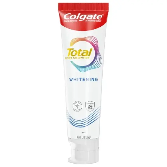 Colgate Total Travel Size Whitening Paste Toothpaste - Trial Size - 1.4oz image {12}